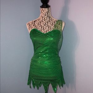 Leg Avenue Green Sequined Sprite Costume